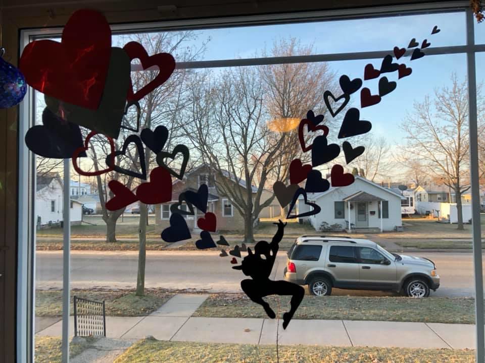 A web of hearts